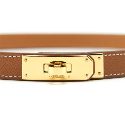 kelly belt hermes gold